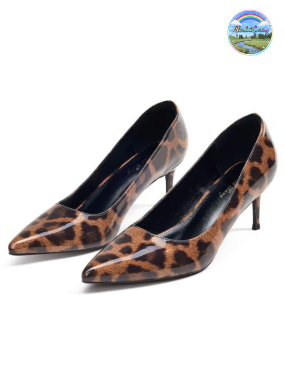 Kitten Heel Pointed Toe Pumps Cushioned Slip On Dress Shoes